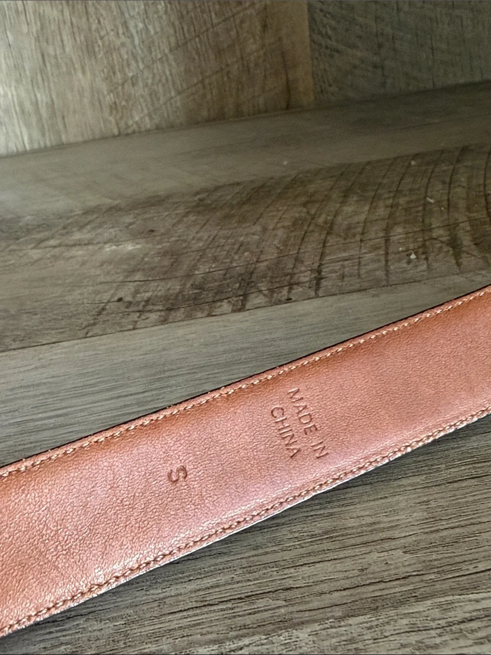 Ralph Lauren Croc-Embossed Leather Belt